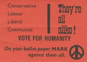 Election flyer 1960s