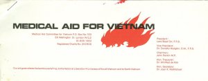 Medical Aid for Vietnam compliments slip